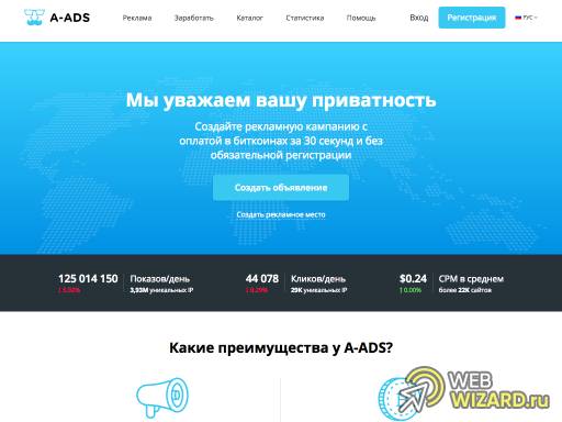 A-Ads (Anonymous Ads)